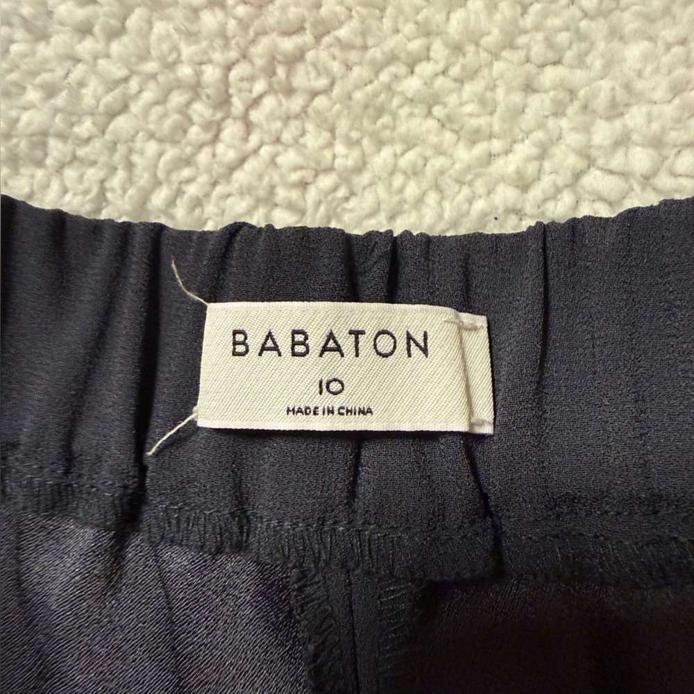 Aritzia Babaton Charcoal Gray Conan Dress Pants Cropped Tapered - Picture 9 of 11
